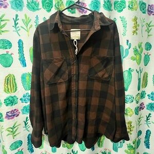 Brown Flannel - XXL